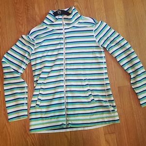 Tommy Bahama Stripped Cotton Full Zip Swea…